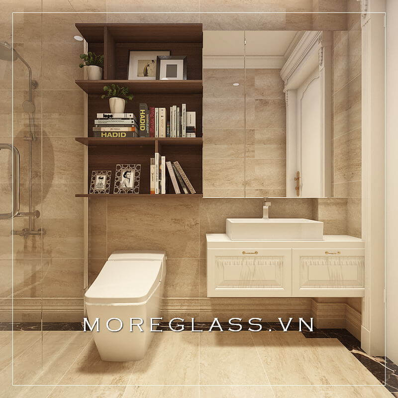 Thiết kế nội thất phòng tắm chung cư